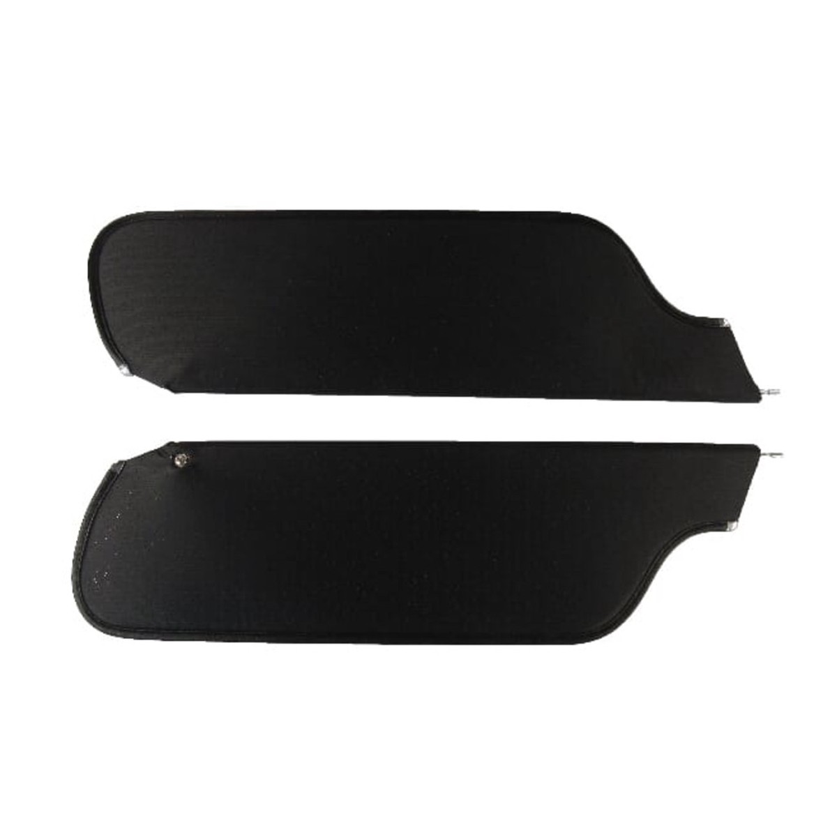 Sun Visor for 1971-1973 Buick Riviera 2 Door Hardtop CardboardFiberboard Perforated Black Perforated Vinyl 2 Piece