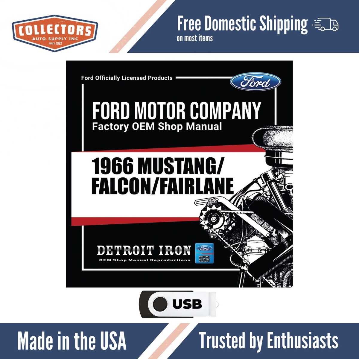 Digital Shop Manual and Resources for 1966 Mustang Falcon Fairlane