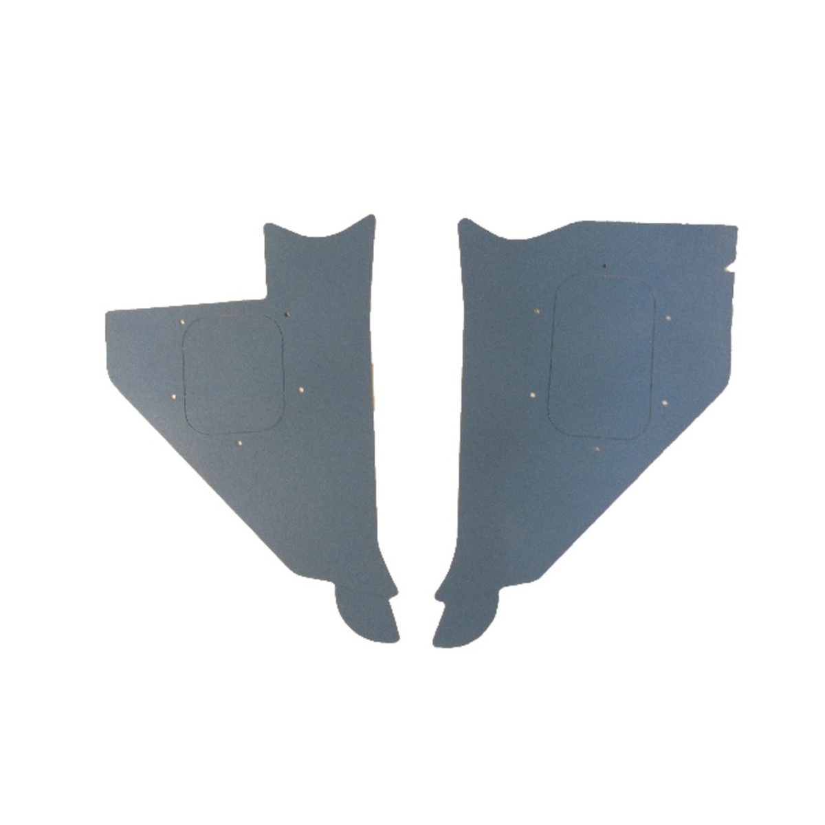 Kick Panel Board for 1955-1956 Chevrolet Bel Air 150 210 Standard Black Painted (Color Options In Photo) For Deluxe Heater Equiped Cars