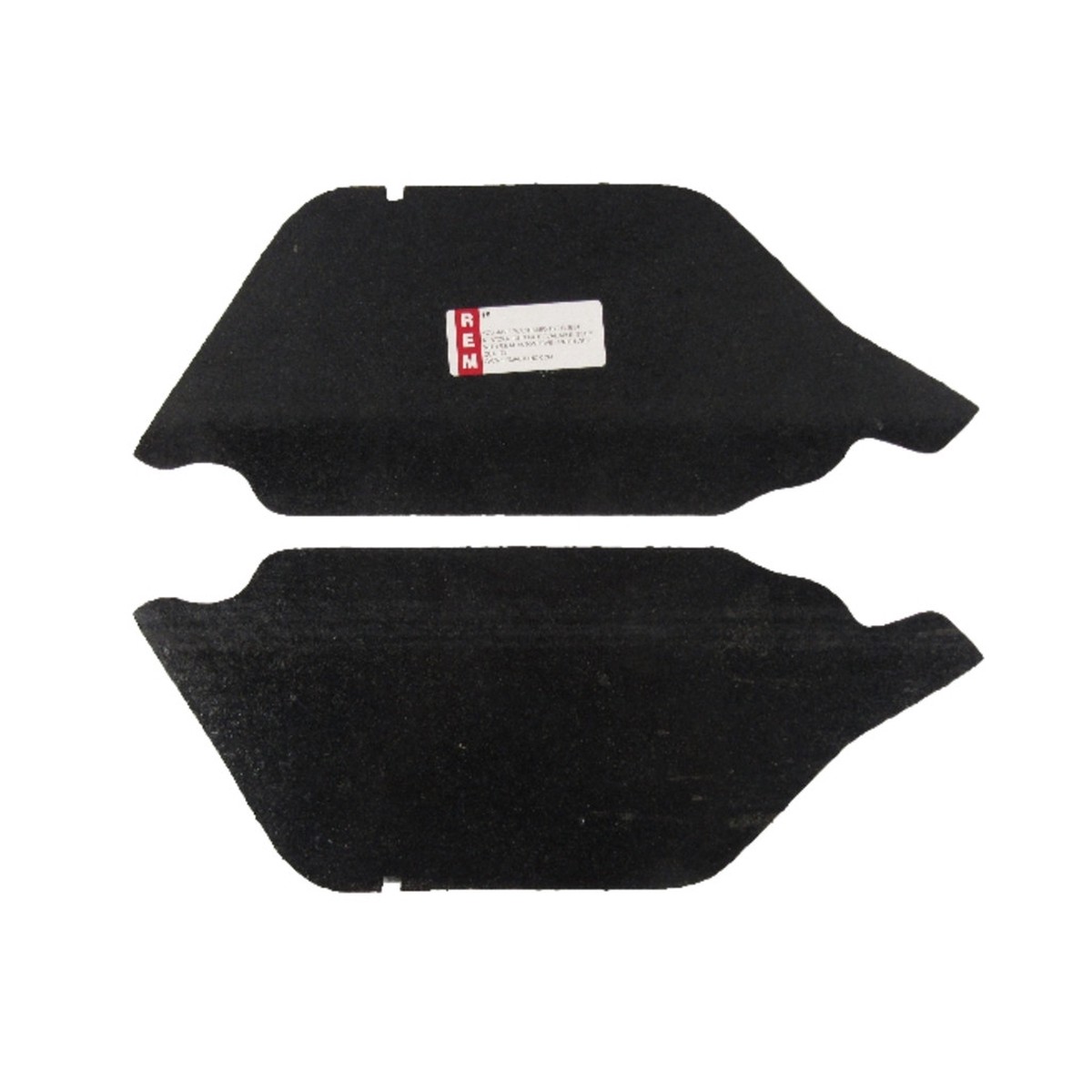 Splash Shield for 1966-67 Buick Skylark Masticated Rubber Standard Front 2 pcs