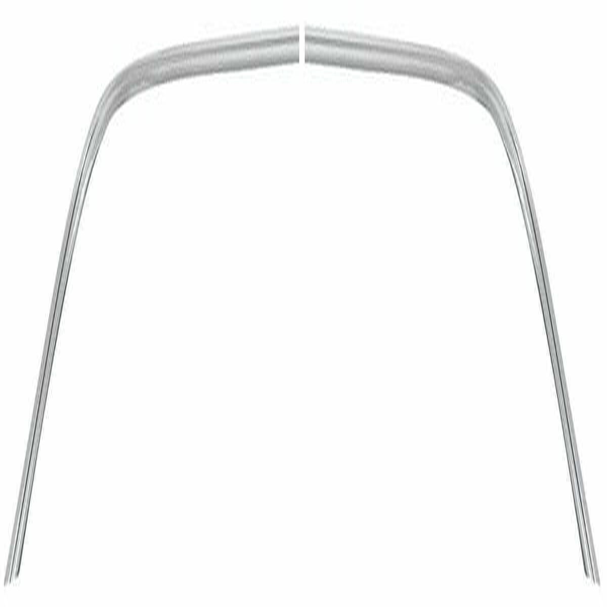 Window Moldings for 1978-1988 Chevrolet El Camino Aluminum 2 Pcs Rear Upper