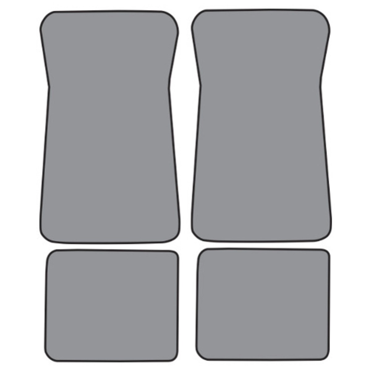 Floor Mats for 1977-1978 Pontiac Grand Safari Cutpile 4Pc