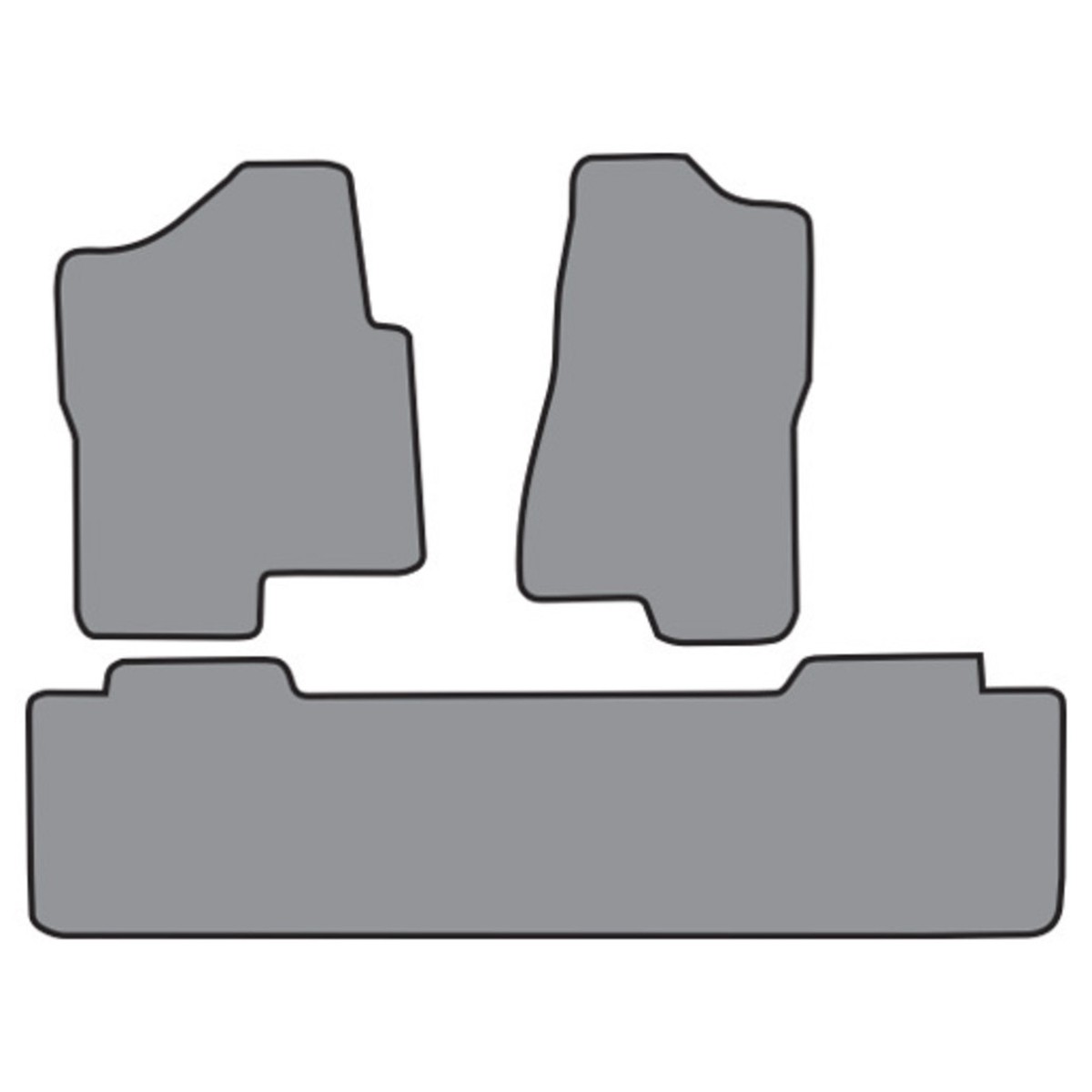 Floor Mats for 1999-2006 GMC Sierra 1500 Ext Cab 2pc Frts 1pc Rr (FM149 FM149R)