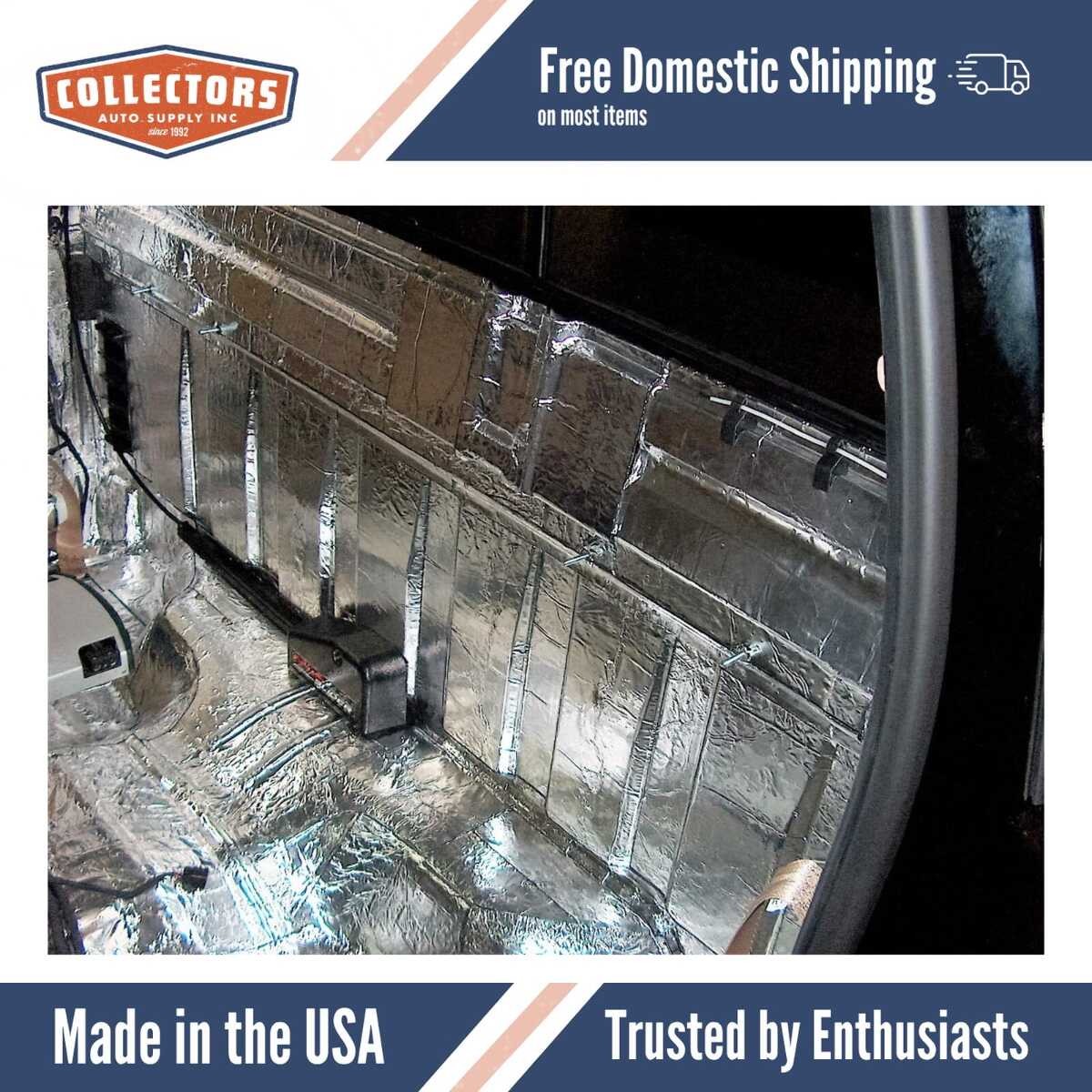 Sound Deadener FloorFirewall Insulation Kit for 1996-2021 GMC