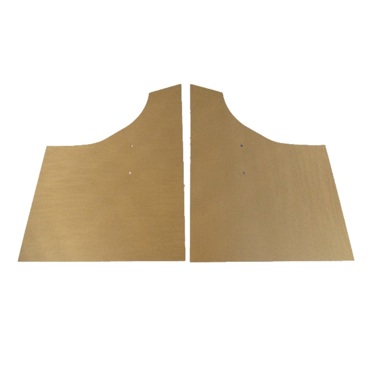 14 Interior Side Panel Backer Board Wood 2pc for 53-54 Chevy Bel Air 150 210