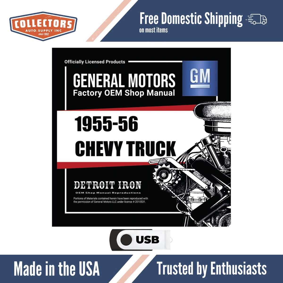 Digital Shop Manual and Resources for 1955-1956 Chevrolet Truck (2nd Series)