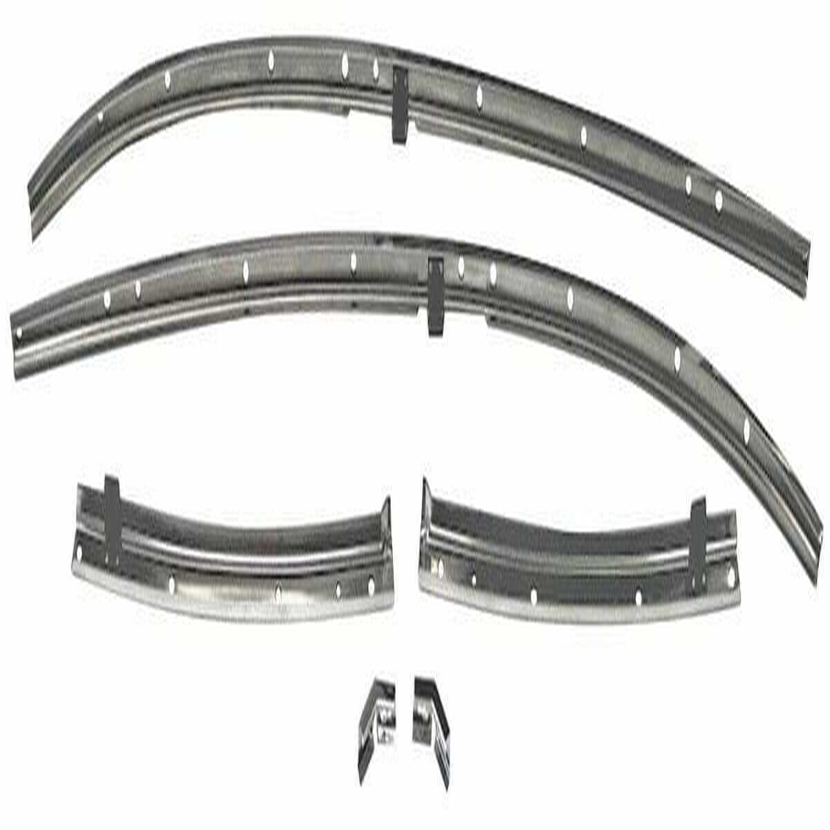 Roof rail Weatherstrip Channels for 1969 Chevrolet Chevelle Coupe Set