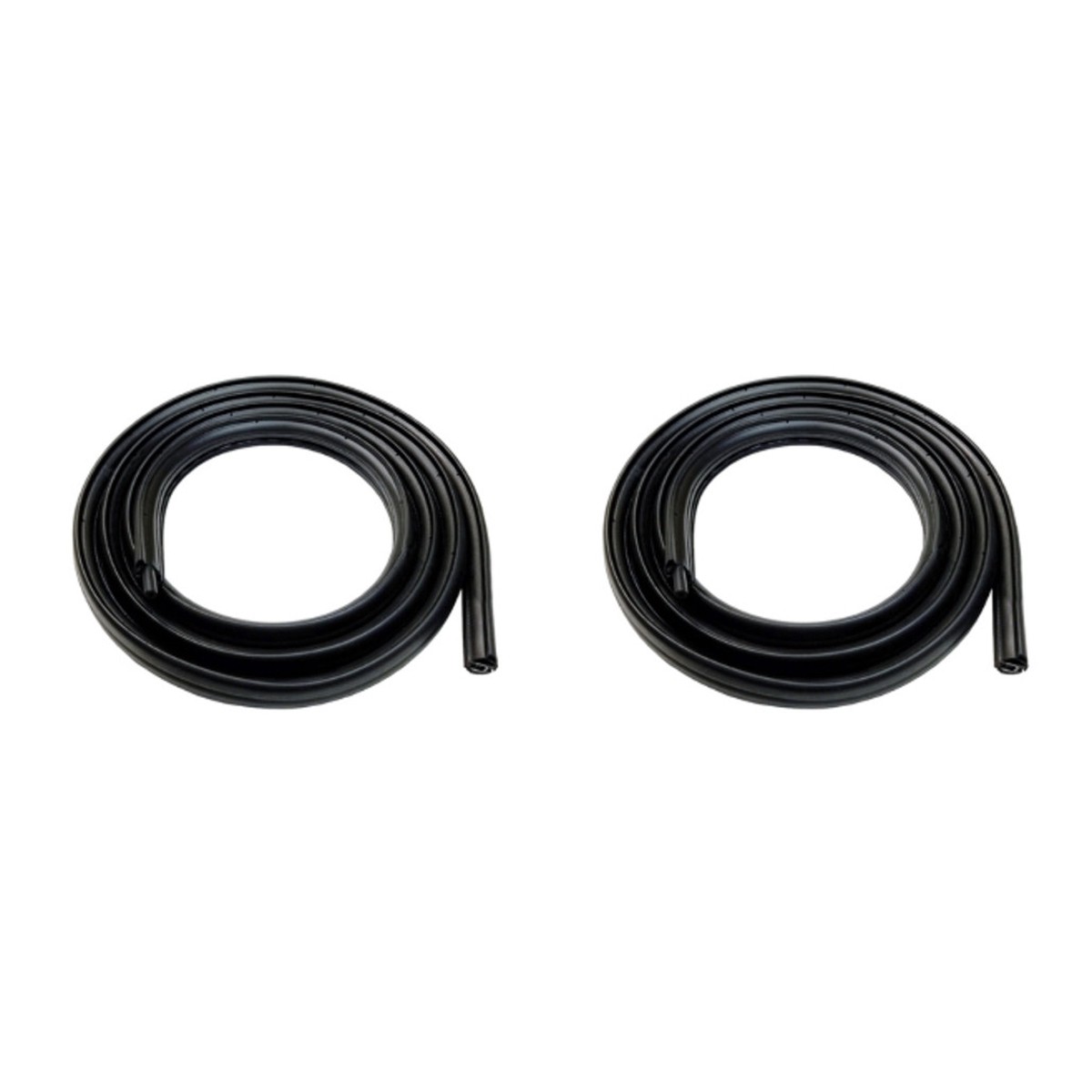 Door Rubber Weatherstrip Seal Left and Right Hand 2pc for 2007-2013 Chevrolet