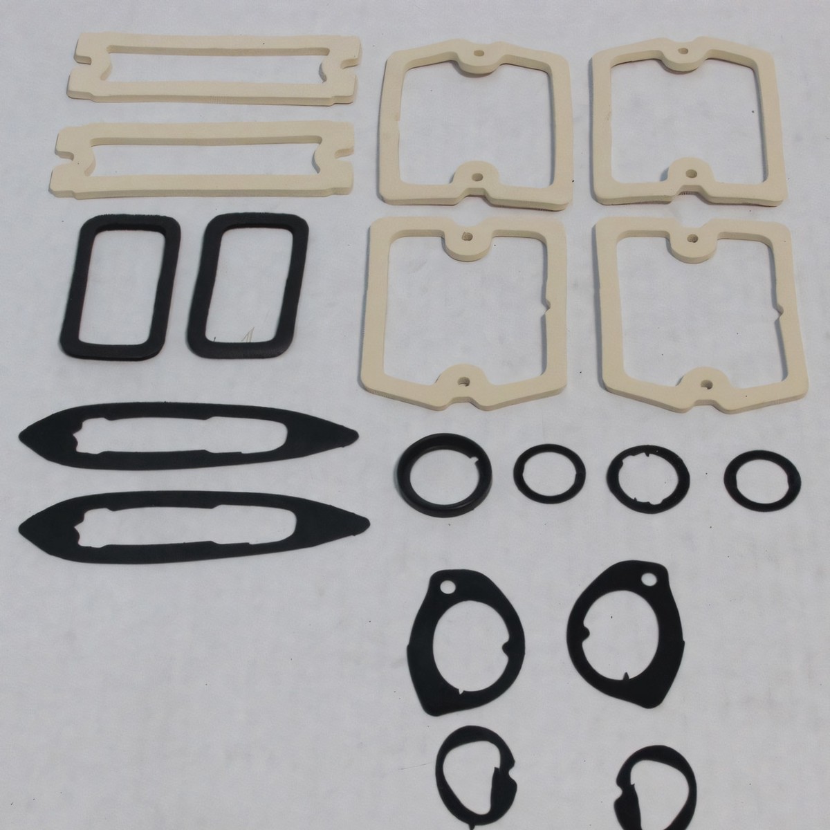 Body Gasket Kit Weatherstrip Seal for 1965 Chevrolet Nova Black Foam 20 pieces