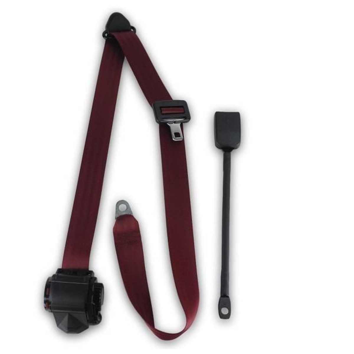 Seat Belt for Triumph TR250 TR6 Driver or Passenger 13 Cable 3pt Retractor Lap