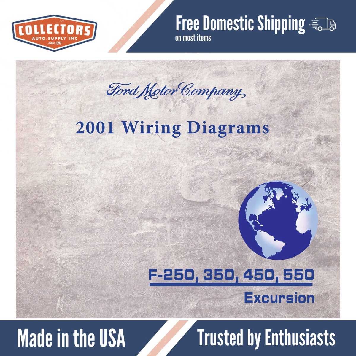 2001 Ford F-Super Duty 250 350 450 550 Excursion Wiring Diagrams