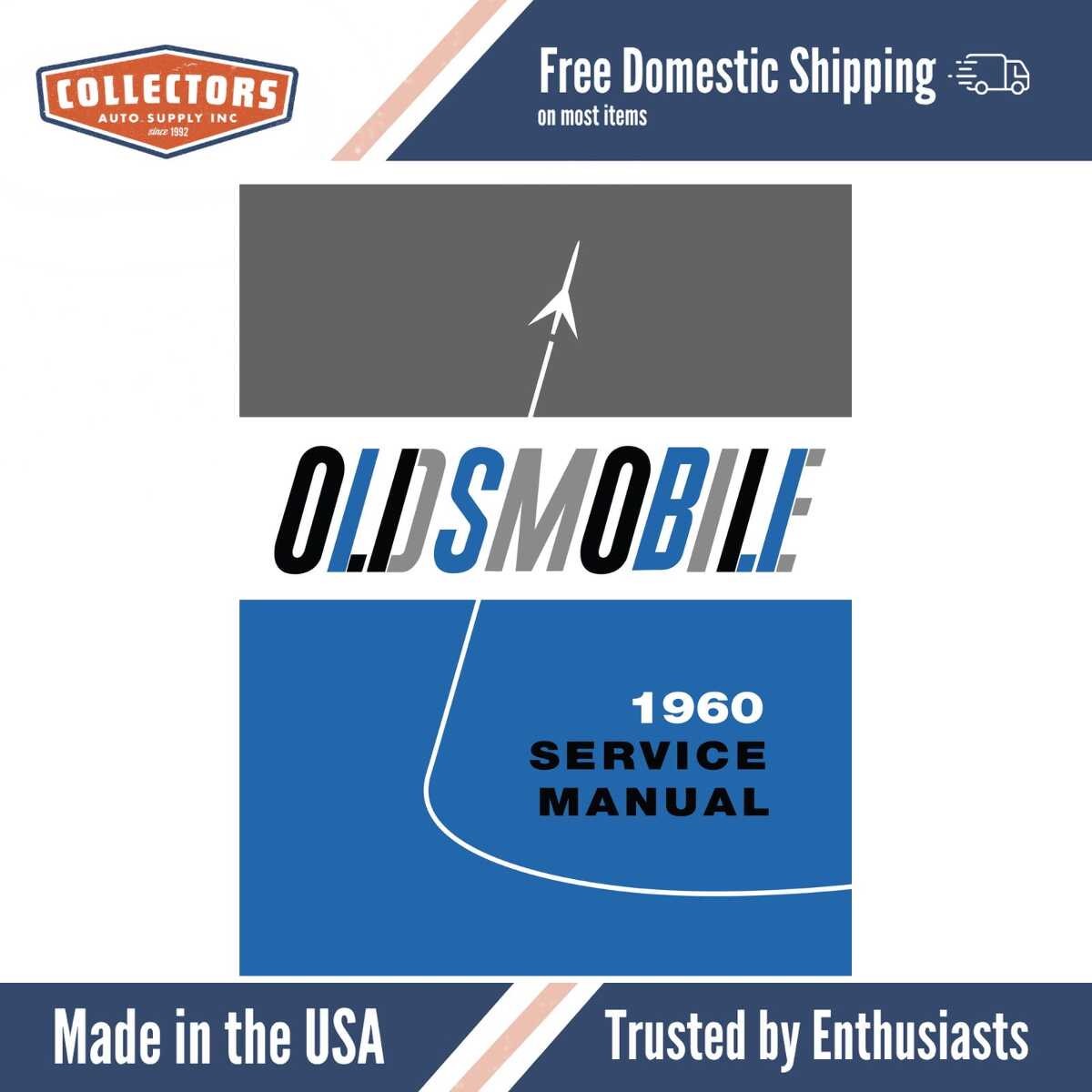 Service Manual for 1960 Oldsmobile