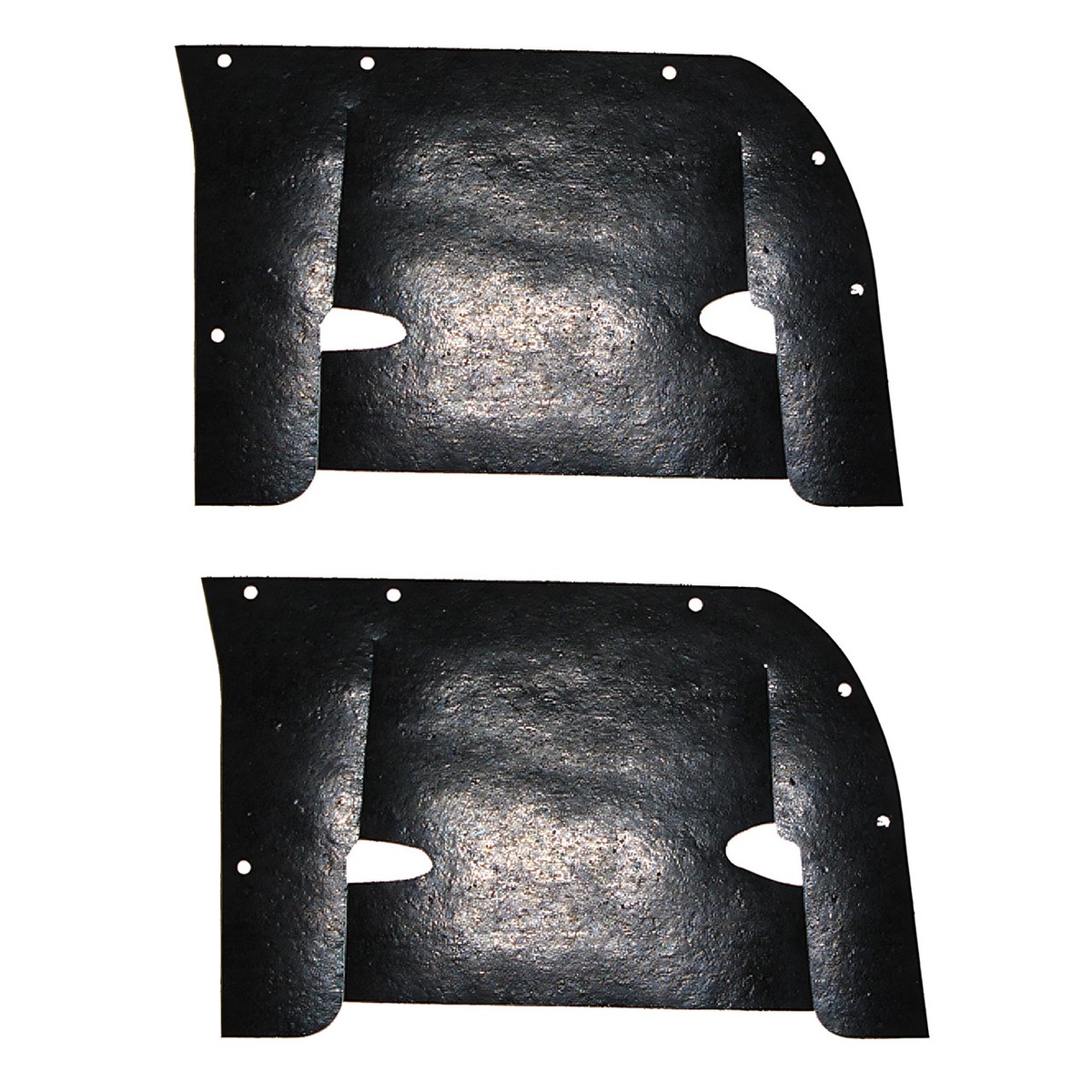 A Arm Dust Shield Pair for 1958 Chevrolet Bel Air Impala Brookwood Biscayne