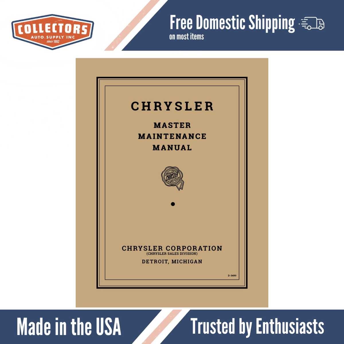 1934-1936 Chrysler Shop Manual - Includes 11x26 inch Wiring Diagrams
