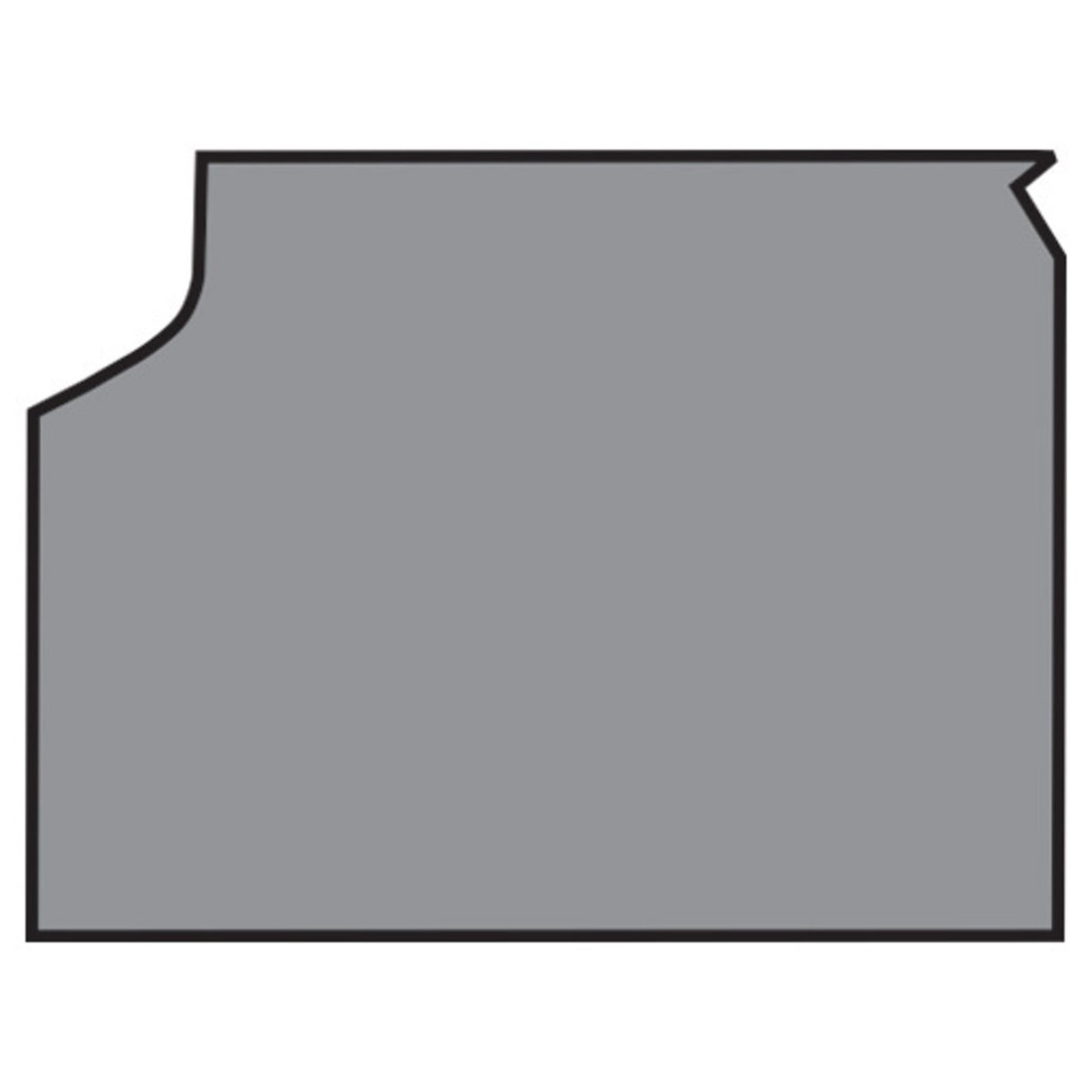 Trunk Mat for 1969 Pontiac GTO Die Cut TM Vinyl Complete 1Pc