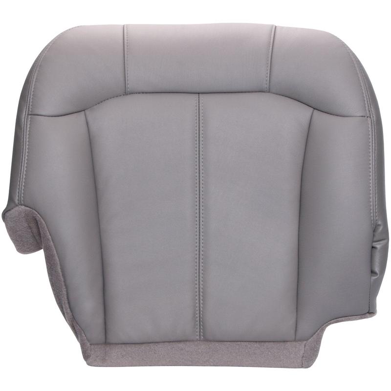 2000 - 2002 GMC Sierra 1500 Extended Cab - Passenger 40 Portion Bottom Seat Cover - Medium Dark Pewter - All Vinyl - P1CH