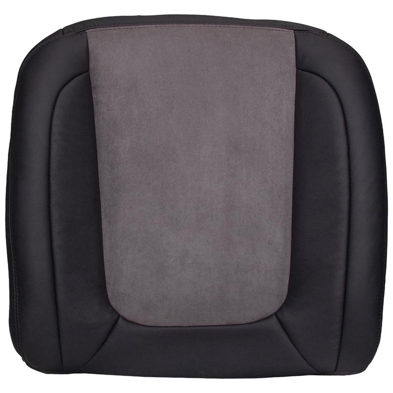 2004 - 2005 Dodge Laramie 2500 - Front Row Passenger Side Top Cover - Dark Slate with Medium Slate Suede Insert - OEM Material - Leather/Vinyl