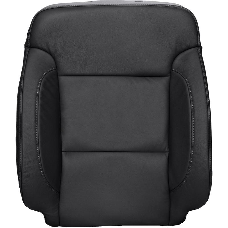 2016-2019 Chevrolet Silverado 3500 LT Extended Cab, Front Row Passenger Side Top Cover, Jet Black Vinyl with Outboard Side Impact Airbag