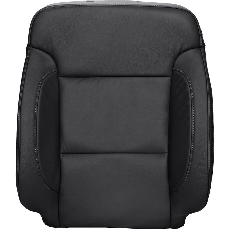 2016-2019 GMC Sierra 3500 SLT Crew Cab, Front Row Driver Side Top Cover, Jet Black Vinyl with Outboard Side Impact Airbag